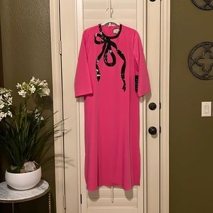 Tuckernuck Electric Pink Bow Jamie Dress